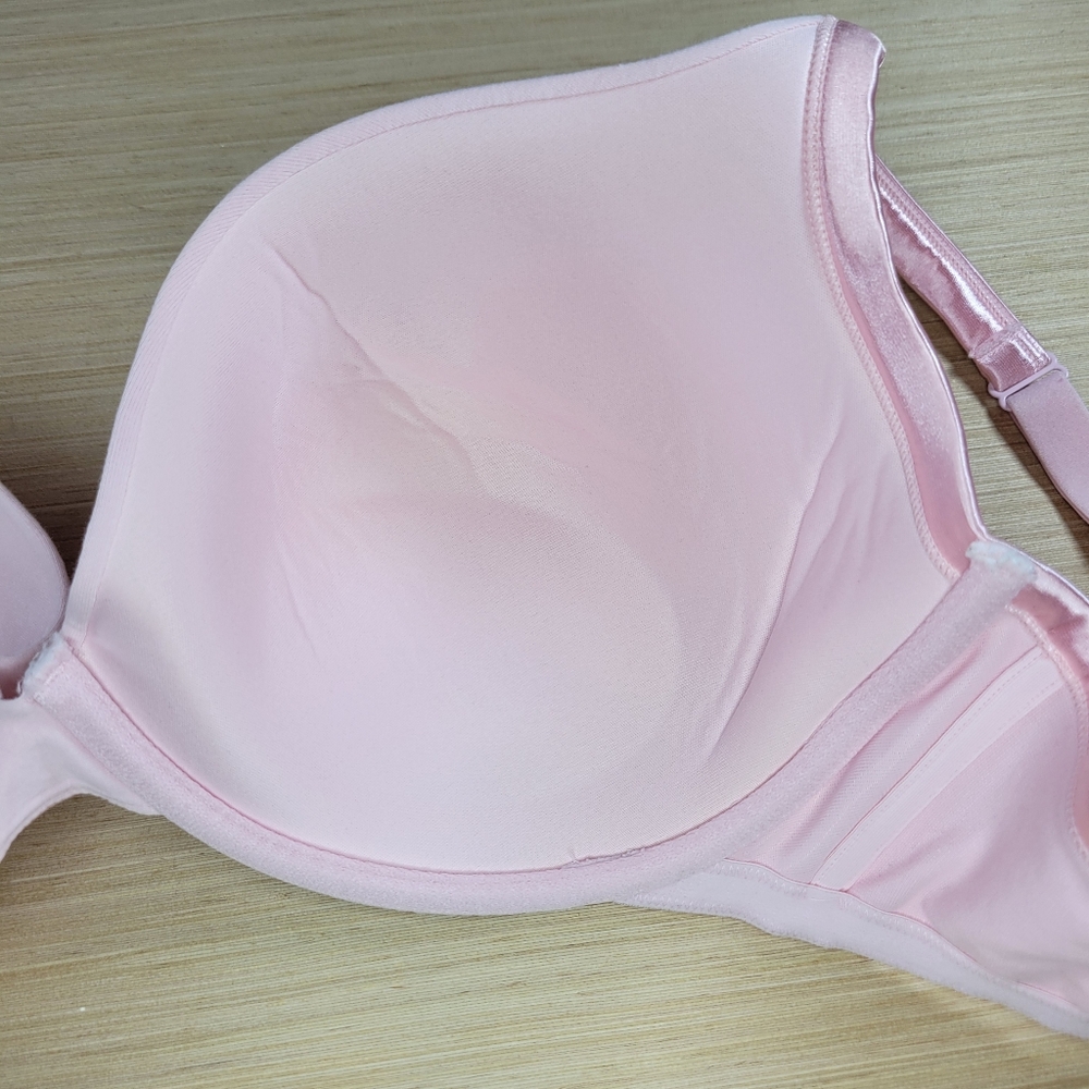 Cacique Intimates Pink Cotton Lightly Lined T-Shirt Bra 44DD - Picture 4 of 7
